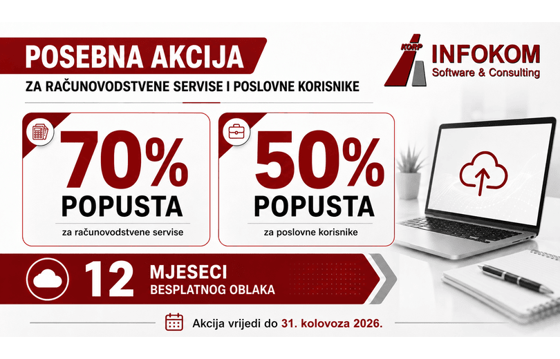 Ljetna akcija: poslovni programi uz do 70% popusta i 12 mjeseci besplatnog oblaka