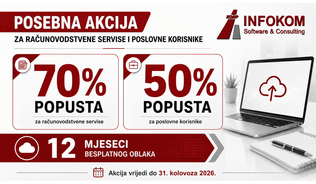 Ljetna akcija - 70% popusta na poslovne programe i 
